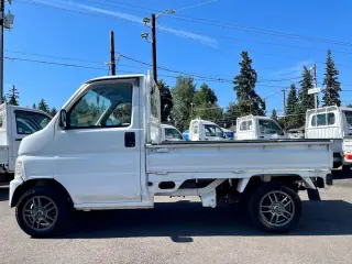 1999 Honda Acty EFI AWD, Mid-Engine, 5MT, AC, Airbag, Next Gen — White Kei Trucks, photo 3 of 9