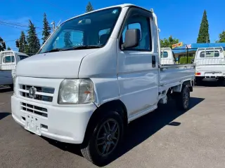 1999 Honda Acty EFI AWD, Mid-Engine, 5MT, AC, Airbag, Next Gen — White Kei Trucks, photo 2 of 9