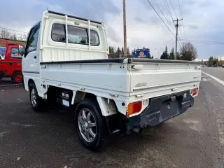 1999 Subaru Sambar EFI 4WD, 2Hi-4Hi, EL Gear, PS, AC, Airbag, 5MT — Polar White Kei Trucks, photo 5 of 9