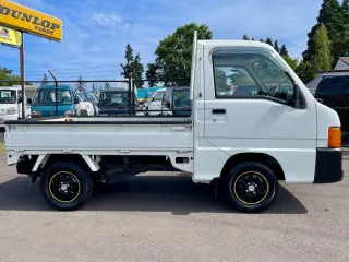 1999 Subaru Sambar EFI Limited All Wheel Drive, PS, AC, Airbag, Auto — White Kei Trucks, photo 8 of 9