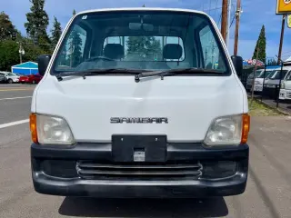 1999 Subaru Sambar EFI Limited All Wheel Drive, PS, AC, Airbag, Auto — White Kei Trucks, photo 2 of 9