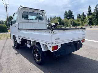 1999 Subaru Sambar EFI Limited All Wheel Drive, PS, AC, Airbag, Auto — White Kei Trucks, photo 5 of 9