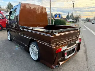 1999 Suzuki Carry Custom 4WD, 2Hi-4Hi-4Lo, PS, AC, 5MT — Brown Kei Trucks, photo 6 of 9