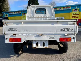 1999 Suzuki Carry EFI Turbo 4WD, 2Hi-4Hi-4Lo, PS, AC, 5MT, Rare! — White Kei Trucks, photo 5 of 9