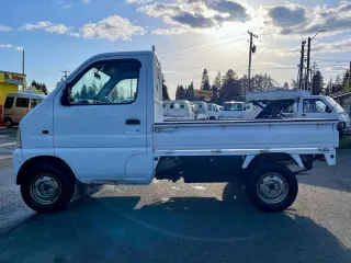 1999 Suzuki Carry EFI Turbo 4WD, 2Hi-4Hi-4Lo, PS, AC, 5MT, Rare! — White Kei Trucks, photo 3 of 9
