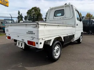 1999 Suzuki Carry EFI Turbo 4WD, 2Hi-4Hi, PS, AC, Airbag, Automatic — Polar White Kei Trucks, photo 7 of 9