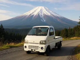 In CA - White Suzuki Carry - 1999 — White 4WD Kei Trucks, photo 2 of 2