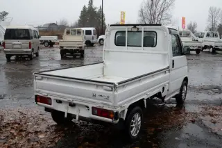 2000 Honda Acty EFI Fulltime 4WD, Mid-Engine, PS, Airbag, 5MT — Taffeta White Kei Trucks, photo 6 of 9