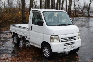 2000 Honda Acty EFI Fulltime 4WD, Mid-Engine, PS, Airbag, 5MT — Taffeta White Kei Trucks, photo 8 of 9