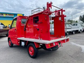 2000 Mitsubishi Minicab EFI Fire 4WD, 2Hi-4Hi-4Lo, 5MT, Collector — Red Kei Trucks, photo 4 of 9