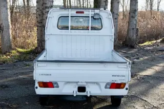 2000 Mitsubishi Minicab Special Edition 4WD, 2Hi-4Hi-4Lo, PS, AC, 5MT — Passo White Kei Trucks, photo 5 of 9