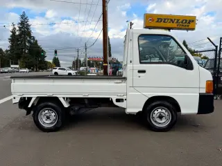 2000 Subaru Sambar EFI 4WD, 2Hi-4Hi, EL Gear, Airbag, 5MT — Polar White Kei Trucks, photo 8 of 9
