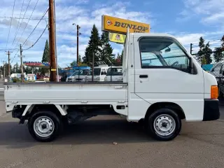 2000 Subaru Sambar EFI 4WD, 2Hi-4Hi, EL Gear, PS, 5MT, AIrbag — Polar White Kei Trucks, photo 8 of 9