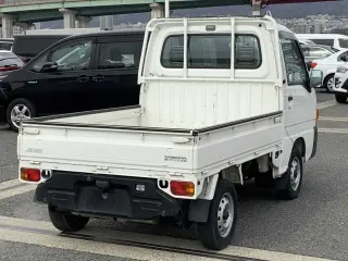 2000 Subaru Sambar EFI 4WD, 2Hi-4Hi-EL Gear, PS, AC, 5MT — Polar White Kei Trucks, photo 1 of 7
