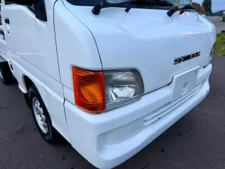 2000 Subaru Sambar EFI JA 4WD, 2Hi-4Hi, EL Gear, AC, Airbag, 5MT — Polar White Kei Trucks, photo 9 of 9
