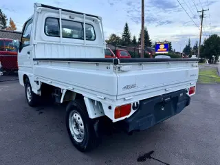 2000 Subaru Sambar EFI JA 4WD, 2Hi-4Hi, EL Gear, AC, Airbag, 5MT — Polar White Kei Trucks, photo 5 of 9