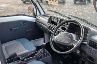 2000 Subaru Sambar EFI Supercharged 4WD, 2Hi-4Hi, PS, AC, Airbag, 5MT — Polar White Kei Trucks, photo 9 of 9