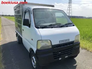 2000 Suzuki Carry Truck — White II 4WD Kei Trucks, photo 1 of 11