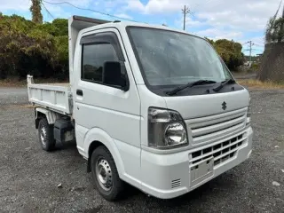 2015 Suzuki Carry Japanese Mini Truck (ac, ps) — White 4WD Kei Trucks, photo 3 of 6