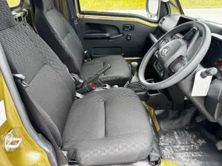 Khaki 2022 Daihatsu HiJet Japanese Minitruck (ac, ps, Hard cargo), 29 miles, KF 660cc 12-valve DOHC, stock KTD-0418 (photo 6)