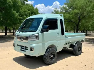 Ice Green 2025 Daihatsu Hijet Jumbo Manual (Ice Green), KF 660cc 12-valve EFI 3-cylinder, stock KTD-0428 (photo 2)