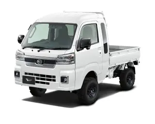 White 2025 Daihatsu Hijet Jumbo Manual (White) 4WD kei truck for sale, stock KTD-0433 (photo 1)