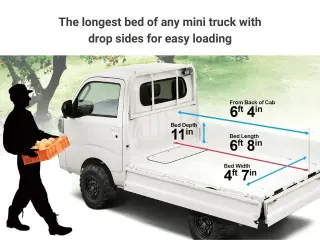 Daihatsu Hijet Regular Cab Manual (White) — White 4WD Kei Trucks, photo 6 of 11
