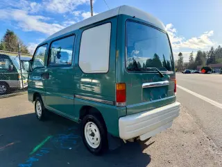 1993 Subaru Sambar Dias Classic 4WD, 2Hi-4Hi, 5MT — Green/Ivory Kei Vans, photo 5 of 9
