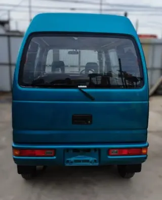 1994 Honda Street FOX 4WD, AC, Mid-Engine, 5MT, Diff Lock, Rare! — Cricket Blue Green 4WD Kei Vans, photo 1 of 5