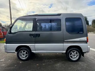 Grey/Silver 1995 Subaru Sambar EFI Dias Supercharged Glass Roof 4WD PW PS AC 5MT, Manual, stock KTD-0452 (photo 4)