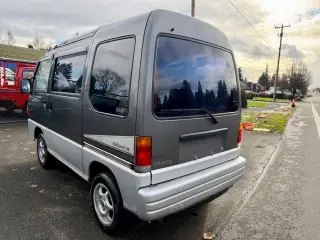 Grey/Silver 1995 Subaru Sambar EFI Dias Supercharged Glass Roof 4WD PW PS AC 5MT kei van for sale, stock KTD-0452 (photo 5)
