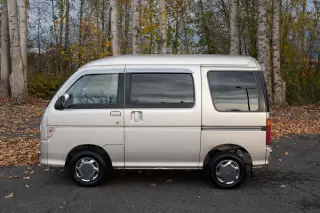1997 Daihatsu Atrai EFI Classic 2WD, Twincam EFI, AC, PS, PW,PL, Auto — Applause Beige Metallic Kei Vans, photo 3 of 9
