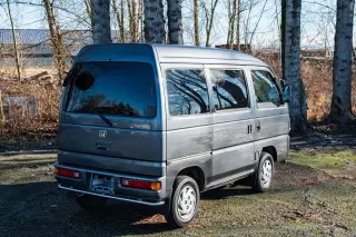 1998 Honda Street V RealTime 4WD, Mid-Engine, PS, AC, 5MT — Grey Kei Vans, photo 6 of 9