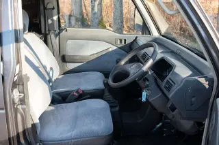 1998 Honda Street V RealTime 4WD, Mid-Engine, PS, AC, 5MT — Grey Kei Vans, photo 9 of 9