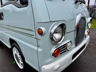 1998 Subaru Sambar Dias Classic EFI Fulltime 4WD, PS, AC, Automatic — Mellow Blue / Polar White Kei Vans, photo 9 of 9