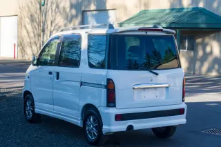 1999 Daihatsu Atrai Custom Turbo EFI 2WD, AC, PS, PW, PL, Auto — White Kei Vans, photo 6 of 9