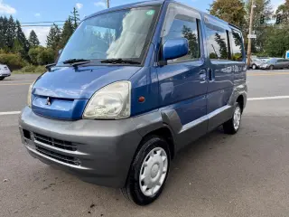 1999 Mitsubishi Town Box Wide EFI, 1100cc, 2WD, PS, PW, PL, Auto — Blue / Grey Kei Vans, photo 3 of 9