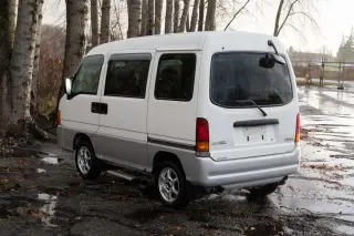 Polar White / Quartz Silver Metallic 1999 Subaru Sambar EFI Dias Supercharged 4WD, PS, PW, PL, ABS, Auto, stock KTD-0461 (photo 4)