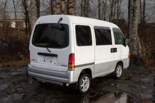 Polar White / Quartz Silver Metallic 1999 Subaru Sambar EFI Dias Supercharged 4WD, PS, PW, PL, ABS, Auto, stock KTD-0461 (photo 6)
