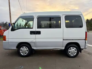 1999 Subaru Sambar EFI Dias Supercharged 4WD, PS, PW, PL, ABS, Auto — Platinum Silver Kei Vans, photo 4 of 9