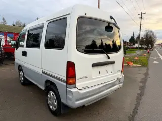 1999 Subaru Sambar EFI Dias Supercharged 4WD, PS, PW, PL, ABS, Auto — Platinum Silver Kei Vans, photo 9 of 9