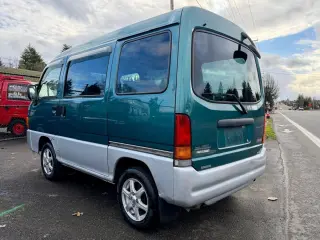 2000 Subaru Sambar EFI Dias Supercharged 4WD, PS, PW, PL, ABS, Auto — Lapis Pearl (Teal Color) Kei Vans, photo 5 of 9