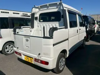 White 2017 Daihatsu Hijet Japanese Minitruck Deckvan (ac, ps) 4WD kei van for sale, stock KTD-0471 (photo 5)