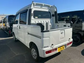 White 2017 Daihatsu Hijet Japanese Minitruck Deckvan (ac, ps), Manual, imported kei van, stock KTD-0471 (photo 4)