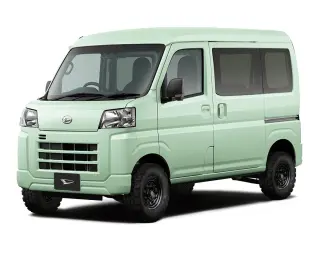 Ice Green 2025 Daihatsu Hijet Cargo Auto (Ice Green) 4WD kei van for sale, stock KTD-0481 (photo 1)
