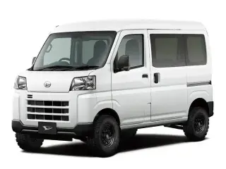 Daihatsu Hijet Cargo Auto (White) — White 4WD Kei Vans, photo 1 of 11