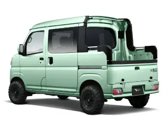 Ice Green 2025 Daihatsu Hijet Deckvan Auto (Ice Green), KF 660cc 12-valve EFI 3-cylinder, stock KTD-0485 (photo 2)