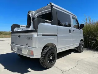 Ice Green 2025 Daihatsu Hijet Deckvan Auto (Ice Green) 4WD kei van for sale, stock KTD-0485 (photo 5)