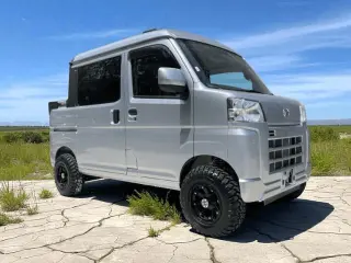 Silver 2025 Daihatsu Hijet Deckvan Auto (Silver), CVT Automatic, imported kei van, stock KTD-0486 (photo 4)