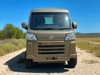 Green 2025 Daihatsu Hijet Deckvan Auto (Khaki Green) 4WD kei van for sale, stock KTD-0488 (photo 5)